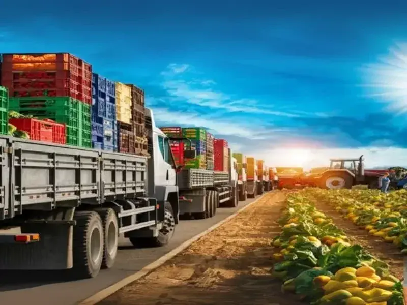 Farm to market cold chain logistics process