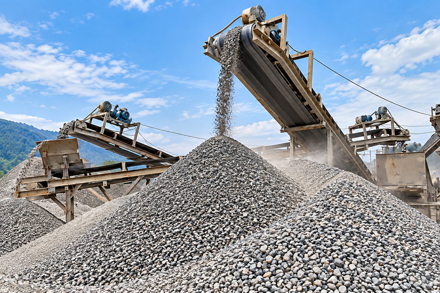 cement in-plant logistics infographics