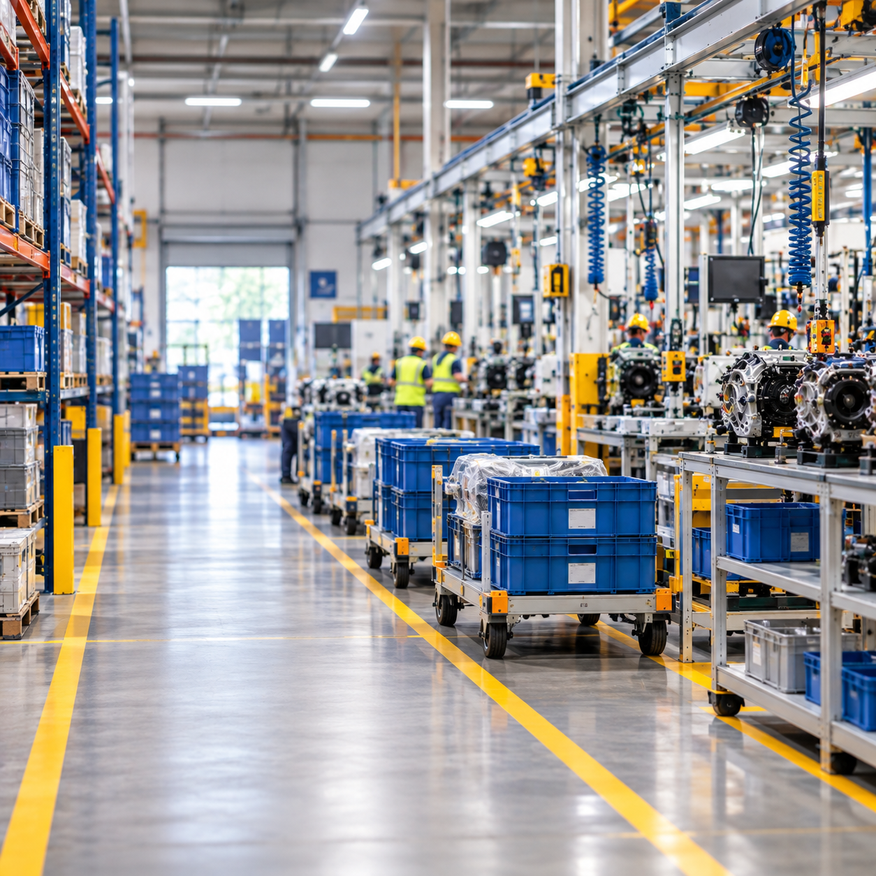 Efficient inplant logistics services by Abhi TransAfrica Logistics and Traders, ensuring smooth material handling and on-site supply chain operations within manufacturing facilities.