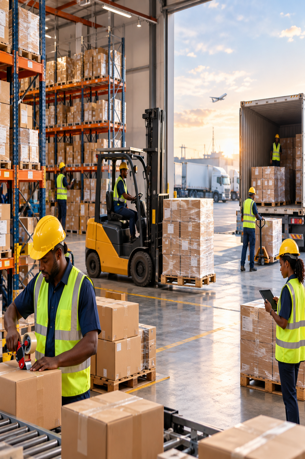 Third-party logistics (3PL) and warehousing services