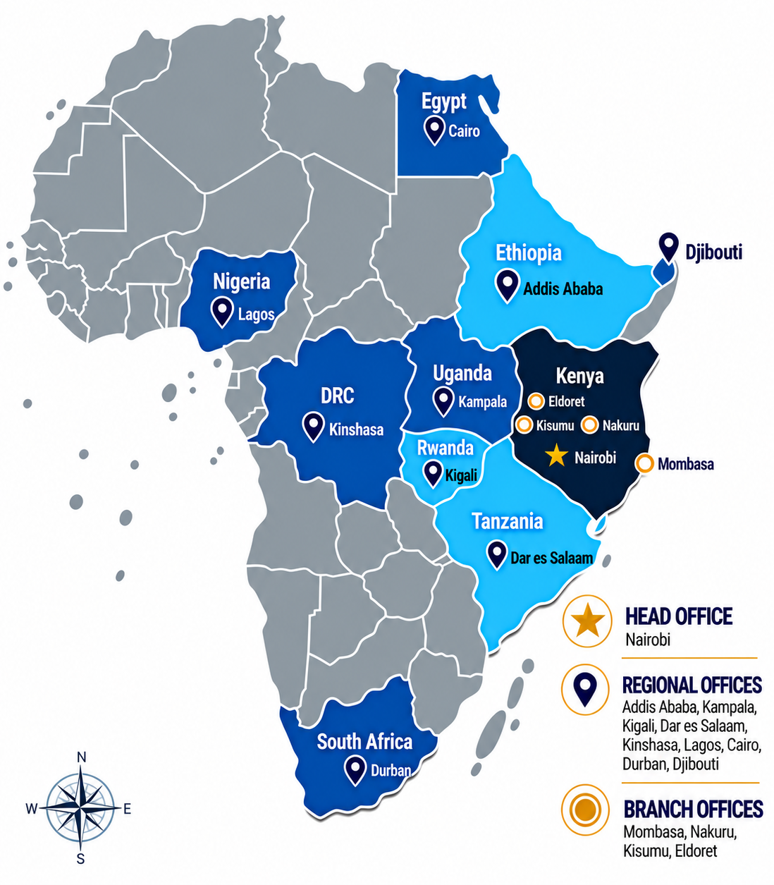  Abhi TransAfrica Logistics & Traders LTD Pan Africa Presence