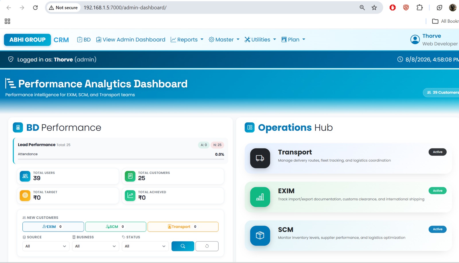 CRM System