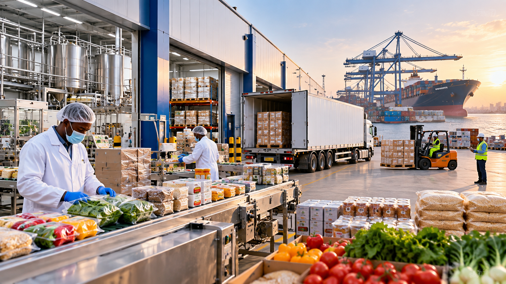 transportation for food and food processing industry