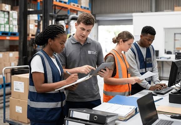 African logistics team learning through experience